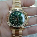 流當手錶拍賣 原裝 ROLEX 勞力士 迪通拿 Daytona 116508 綠金迪 9成5新 喜歡價可議UJ016